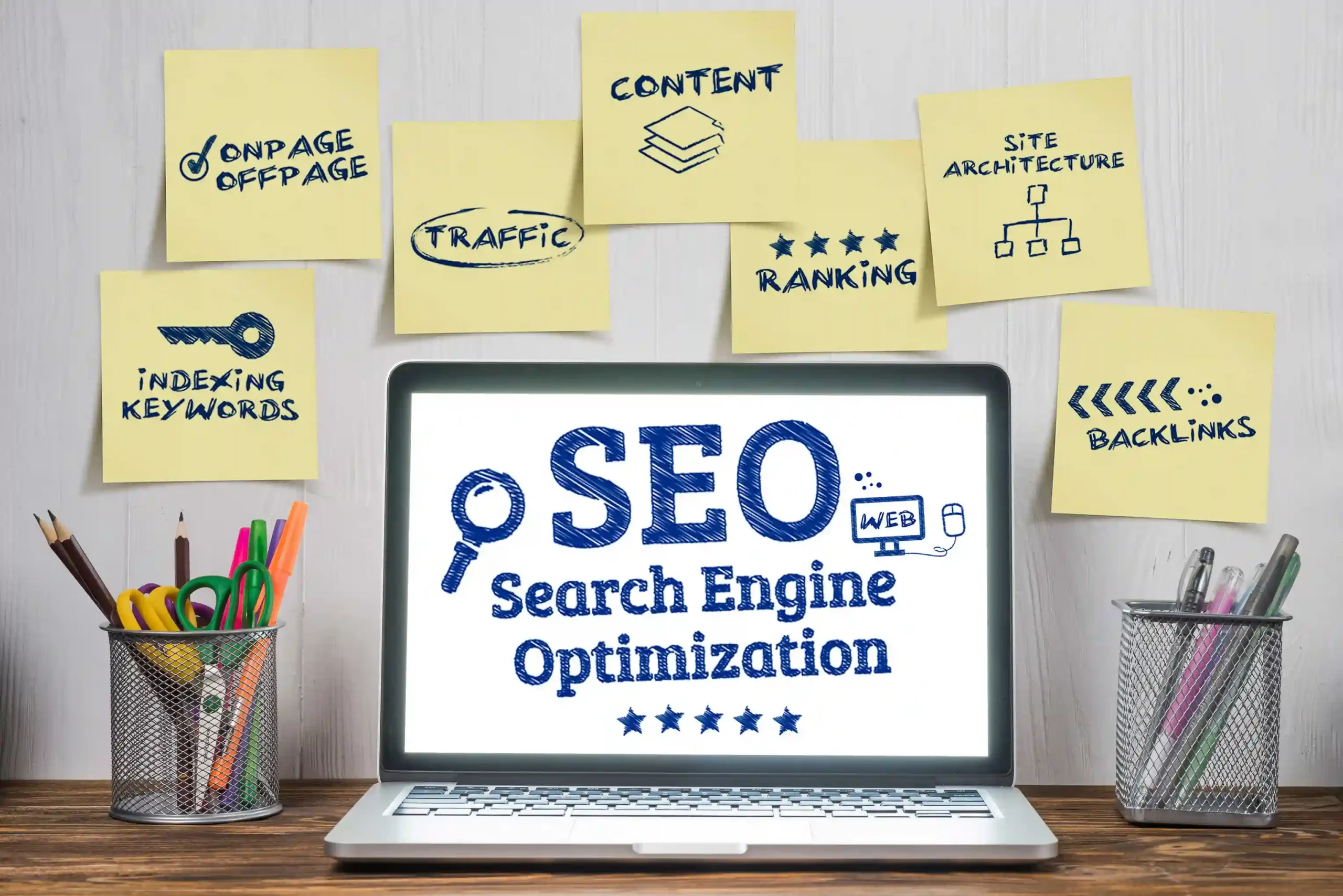 Search engine optimization (SEO) services to improve visibility, rankings, and website traffic.
