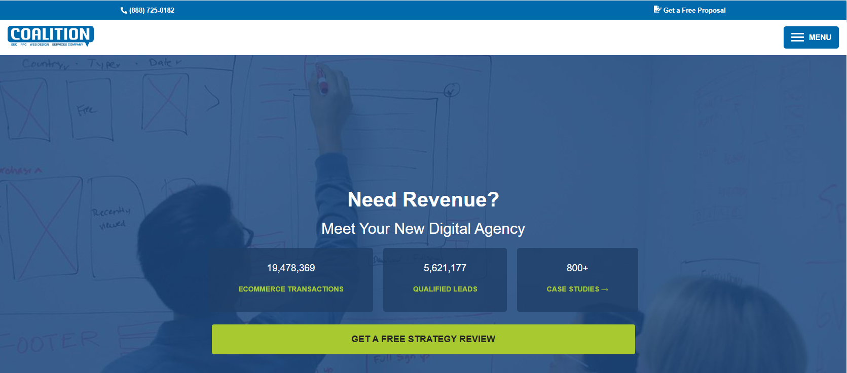 Coalition Technologies digital marketing services featured on Fast Digital 360