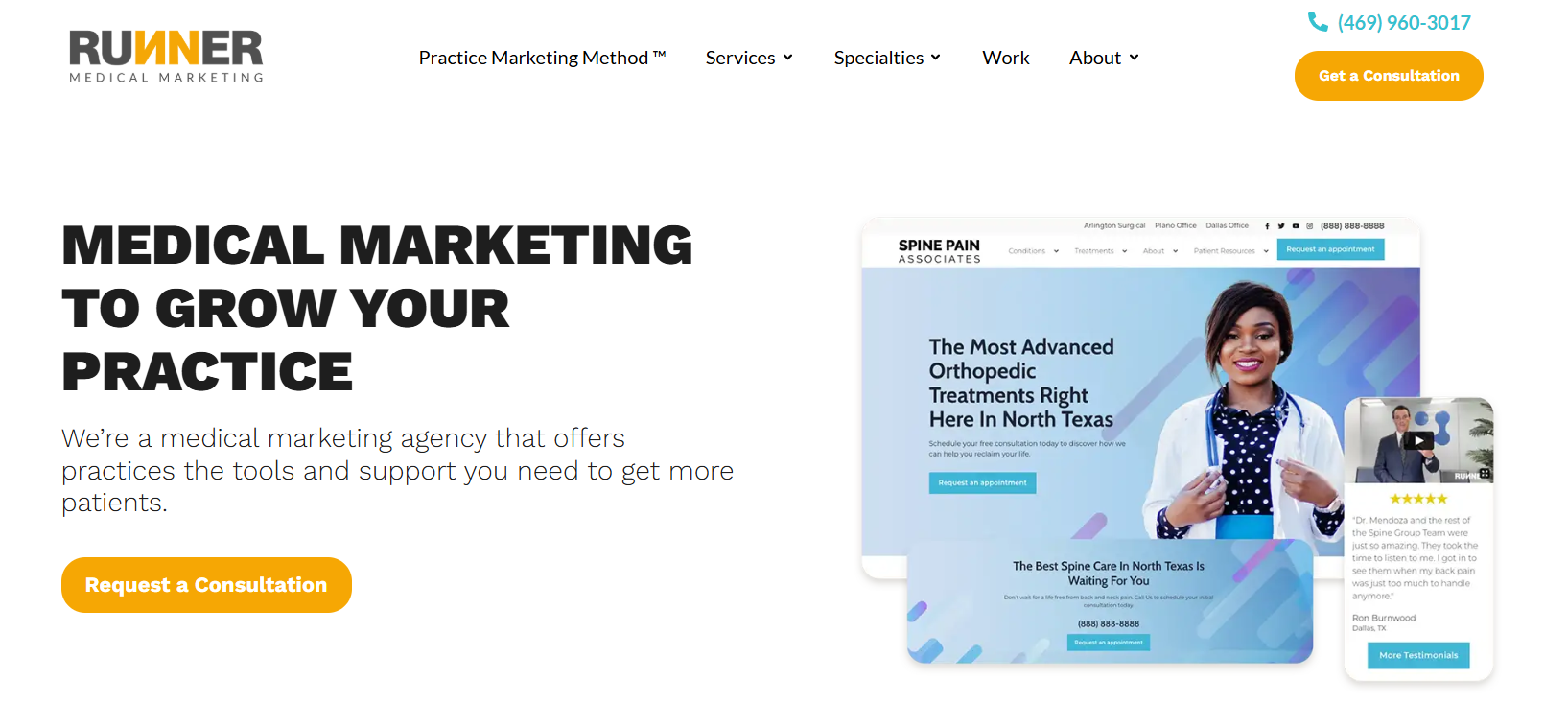 RUNNER Agency digital marketing services showcased on Fast Digital 360