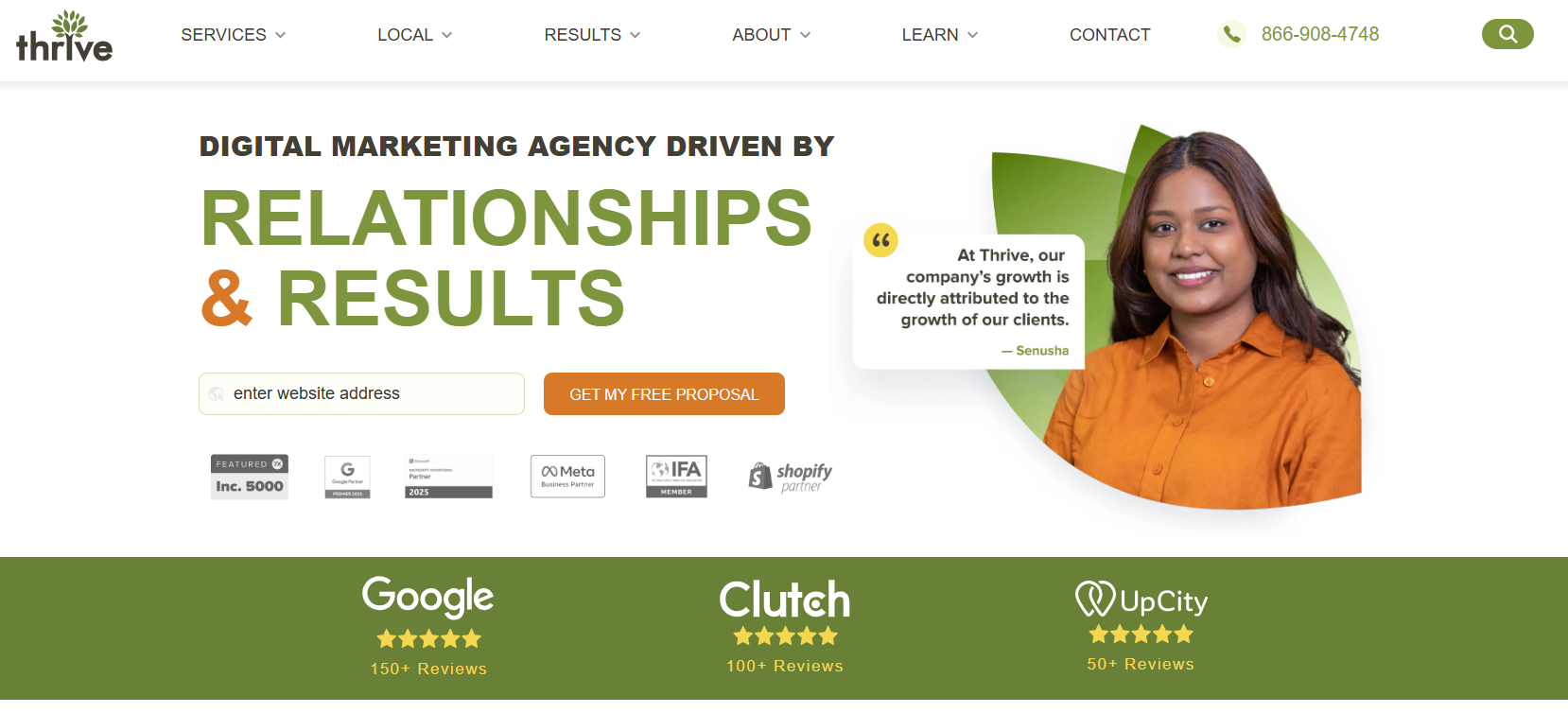 Thrive Internet Marketing Agency digital marketing services