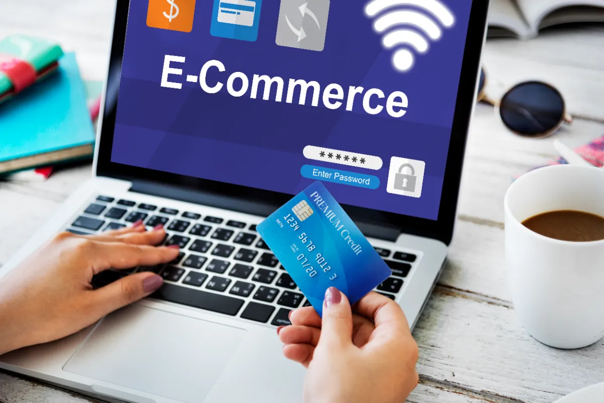 E-Commerce SEO guide with Shopify store and growth chart