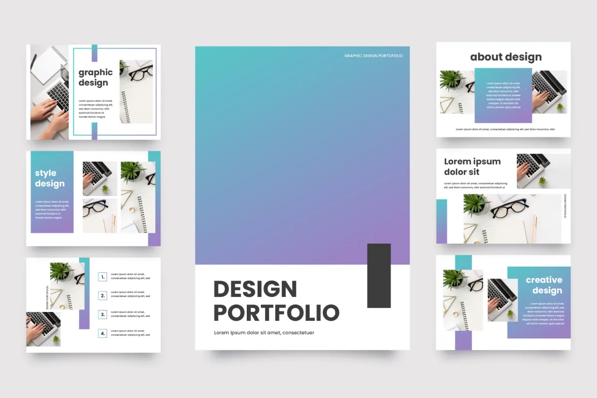 Graphic design portfolio showcasing branding projects and case studies
