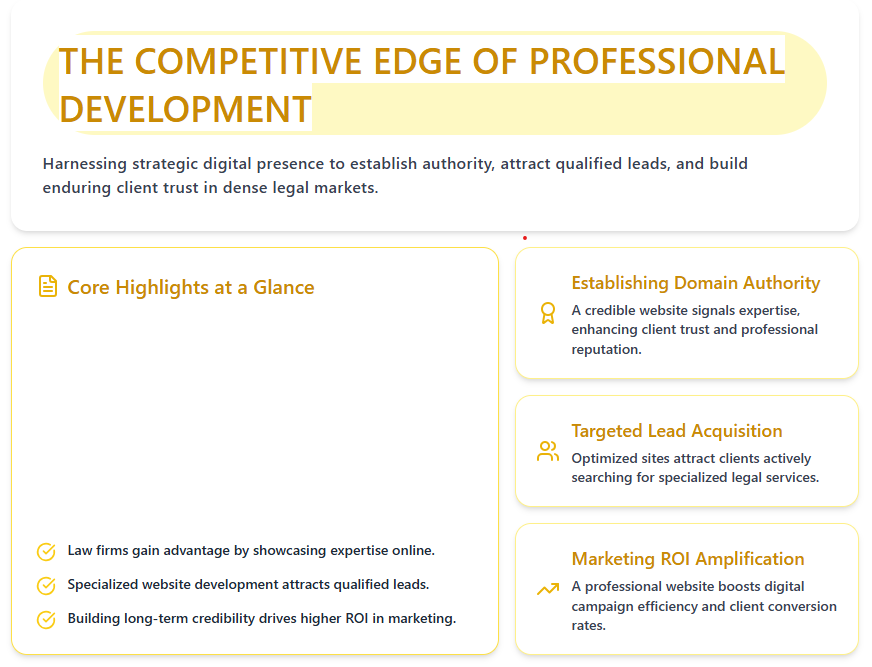 Law firm website developers creating websites that give competitive edge