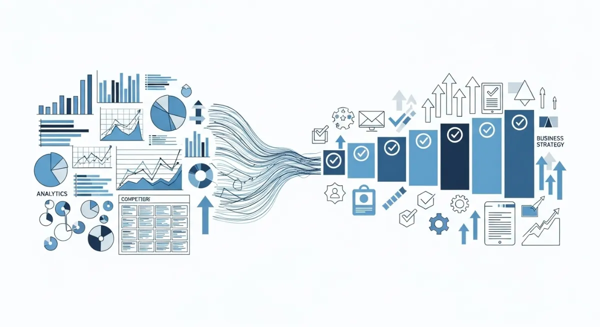 Turning competitor market analysis insights into growth strategies by converting data into actionable business decisions for success